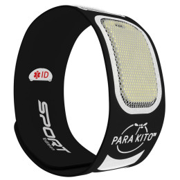 Repelent Para'Kito Sportovní náramek proti komárům crna Black