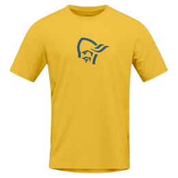 Muška majica Norrona 29 cotton viking T-shirt žuta Calendula