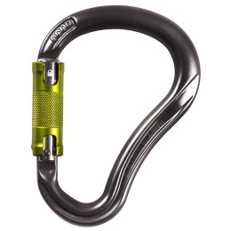 Karabiner Ocún Harpy HMS Twist srebrena Anthracite