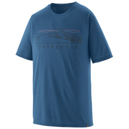 Muška majica Patagonia Men's Capilene Cool Trail Shirt - Stratapeaks plava Aquatic Blue