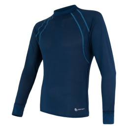 Muške funkcionalne majice Sensor Coolmax Air (long sleeve) tamno plava Darkblue
