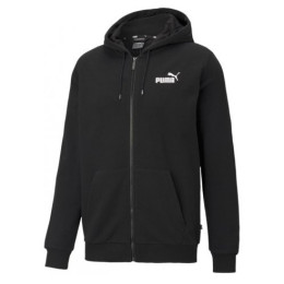 Muška dukserica Puma ESS Small Logo FZ Hoodie TR crna/bijela Black