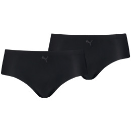 Ženske gaćice Puma Seamless Hipster 2P Pack crna Black