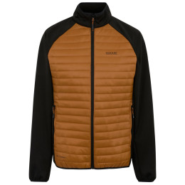Muška jakna Regatta Clumber Hybrid smeđa PumpkSp/Blk