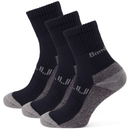 Čarape Zulu Bambus Trek M 3-pack crna