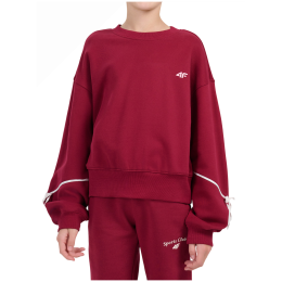 Dječja dukserica 4F Sweatshirt F2696 Burgundy boja vina Burgundy