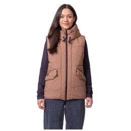 Ženski prsluk Hannah Dot Vest svijetlosmeđa beaver fur