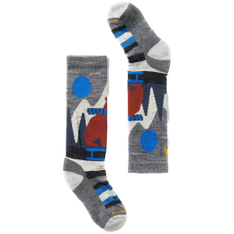 Dječje čarape Smartwool Kids' Ski Light Cushion Sleigh Bear OTC siva Medium Gray