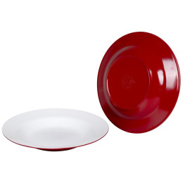 Tanjur Bo-Camp Deep plate melamine 2 crvena Red/White