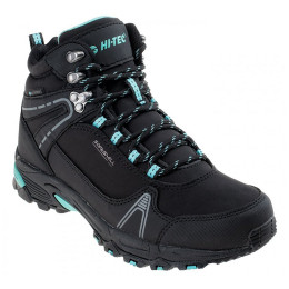 Ženske cipele Hi-Tec Hapiter Mid WP Wo's crna/plava Black/Turquoise