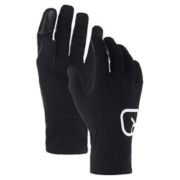 Ženske rukavice Ortovox W's 185 Rock'n'Wool Glove Liner crna