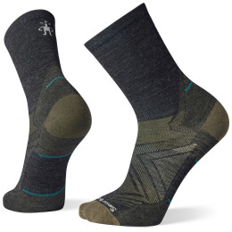 Čarape Smartwool Run Zero Cushion Mid Crew siva