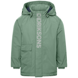 Dječja zimska jakna Didriksons Talvi Kids Jkt 2 Dark Moss tamno zelena Dark Moss