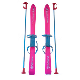 Dječje skije Yate Dětské lyže 90 cm Carving set ružičasta Pink