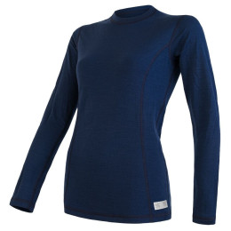 Ženska funkcionalna majica dugih rukava Sensor Merino DF tamno plava deep blue