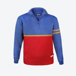 Džemper Kama 4072 plava denim blue