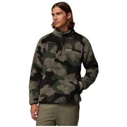 Muški džemper Columbia Rugged Ridge™ High Pile Half Zip zelena/crna Stone Green Mod Camo