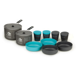 Set posuđa Sea to Summit Alpha Set 4.2 siva/plava