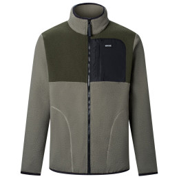 Muške funkcionalne majice dugih rukava Regatta Frankie Borg Colour Block tamna kaki SmkyOl/DkKhk