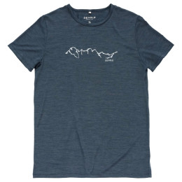 Muška majica Devold Active "Skyline" Tee Man tamno plava NIGHT