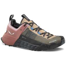 Ženske planinarske cipele Salewa Wildfire Nxt Gtx W bež/crvena Quicksand/Etruscan Red