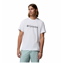 Muška majica Columbia CSC Basic Logo™ Tee bijela White, Gem Columbia