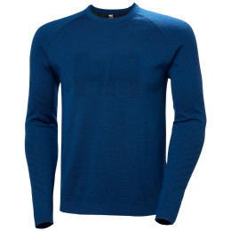 Muške funkcionalne majice Helly Hansen Lifa Merino Knitevo Crew plava 507 Dark Blue