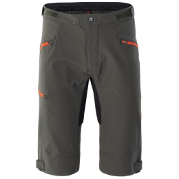 Muški biciklistički šorc Radvik Xray Shorts GTS siva Forest Night/Tangarine Tango