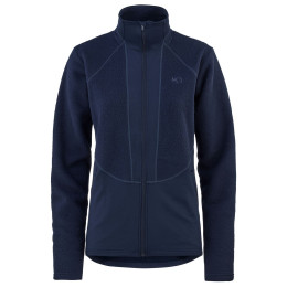 Ženska dukserica Kari Traa Ragnhild F/Z Midlayer siva/crna