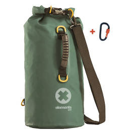 Vodootporna torba Elements Gear Expedition 2.0 - 5L (1 popruh) zelena forest green
