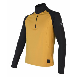 Muška dukserica Sensor Coolmax Thermo zip crna/žuta Mustard/Black