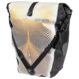 Vodootporna torba za bicikl Ortlieb Back-Roller Design bijela white - black