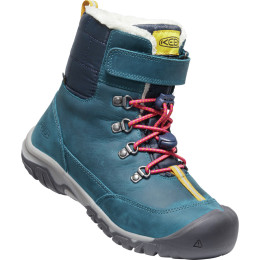 Dječje cipele Keen Greta Boot Wp Youth svijetlo plava BlueCoral/PinkPeacock