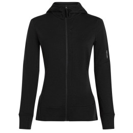 Ženska funkcionalna dukserica Icebreaker W Mer 260 Quantum IV LS Zip Ho crna Black