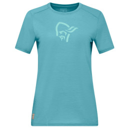 Ženska majica Norrona femund equaliser merino T-shirt svijetlo plava Brittany Blue