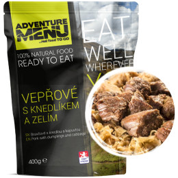 Gotova jela Adventure Menu Svinjetina s knedlama i kupusom 400g
