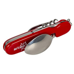 Pribor za jelo Bo-Camp Cutlery Tool 8 crvena red