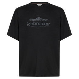 Muške funkcionalne majice Icebreaker Men M 150 Tech Lite SS Rlxd T ibHeritage crna Black