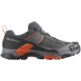 Muške cipele za planinarenje Salomon X Ultra 5 Gore-Tex siva Asphalt / Castlerock / Burnt Ochre