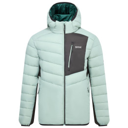 Muška hibridna jakna Regatta Hooded Leedre Hybrid svijetlo zelena GlacrGrn/Blk