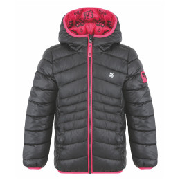 Dječja zimska jakna Loap Intermo crna/ružičasta