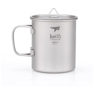 Šalica Keith Titanium Single-Wall Tit. Mug 450 ml siva