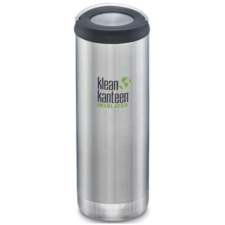 Termo boca Klean Kanteen TK Wide loop 16 oz srebrena BrushedStainless