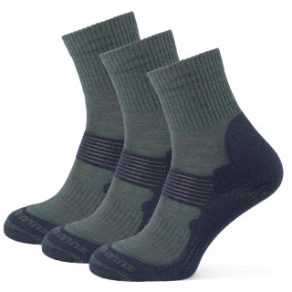 Čarape Zulu Merino Women 3-pack zelena