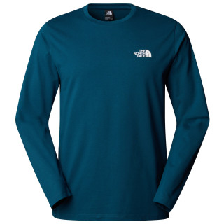 Muška majica The North Face M L/S Simple Dome Tee plava MIDNIGHT PETROL