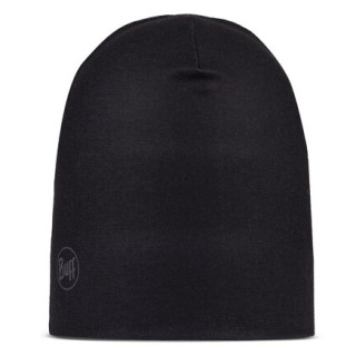 Podkapa pod kacigu Buff Ecostretch Beanie crna Solid Black