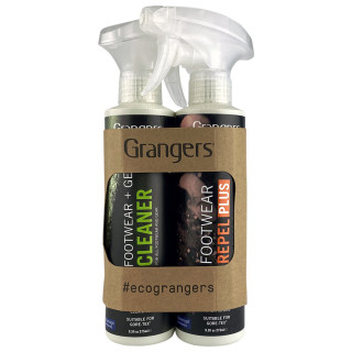 Sredstva za čišćenje cipela Granger's Footwear + Gear Cleaner + Footwear Repel Plus crna/bijela