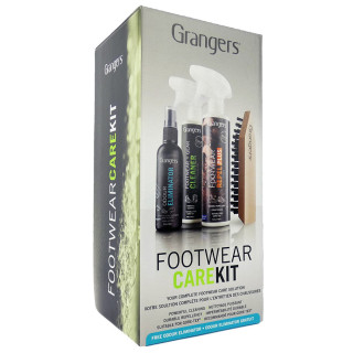 Set za čišćenje Granger's Footwear Care Kit crna