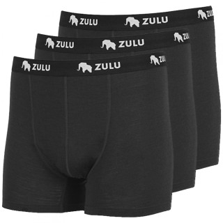 Muške bokserice Zulu Merino 160 3-pack crna