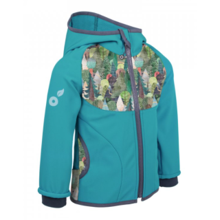 Dječja softshell jakna Unuo model svijetlo zelena